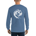 Men’s Long Sleeve Shirt - Surfer on the Back