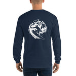 Men’s Long Sleeve Shirt - Surfer on the Back