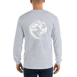 Men’s Long Sleeve Shirt - Surfer on the Back