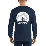 Men's Long Sleeve Shirt - Mountain on the Back