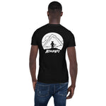 Short-Sleeve Unisex T-Shirt - Mountain on the Back (Black/Navy/Gray/Dk Gray)