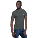 Short-Sleeve Unisex T-Shirt - Mountain on the Back (Black/Navy/Gray/Dk Gray)