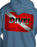 Unisex Hoodie - SCUBA "Dive" on the Back