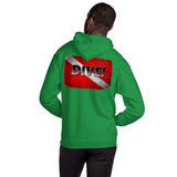 Unisex Hoodie - SCUBA "Dive" on the Back