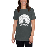 Short-Sleeve Unisex T-Shirt - Mountain on Front - Monochromatic