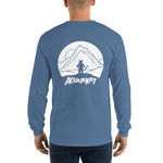 Men's Long Sleeve Shirt - Mountain on the Back