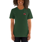 Short-Sleeve Unisex T-Shirt - SCUBA - Silhouette on Back - More Colors