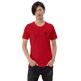 Short-Sleeve Unisex T-Shirt - Surfer on the back