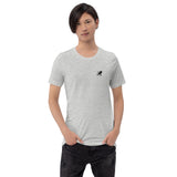 Short-Sleeve Unisex T-Shirt - Surfer on the back