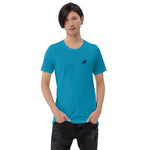 Short-Sleeve Unisex T-Shirt - Surfer on the back