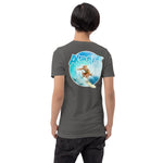 Short-Sleeve Unisex T-Shirt - Surfer on the back