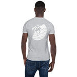 Short-Sleeve Unisex T-Shirt - Climber on Back - (Black/Navy/Gray/Dk Gray)