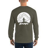 Men's Long Sleeve Shirt - Mountain on the Back