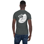 Short-Sleeve Unisex T-Shirt - Climber on Back - (Black/Navy/Gray/Dk Gray)