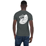 Short-Sleeve Unisex T-Shirt - Climber on Back - (Black/Navy/Gray/Dk Gray)