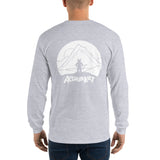 Men's Long Sleeve Shirt - Mountain on the Back