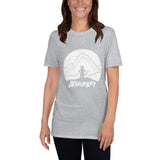 Short-Sleeve Unisex T-Shirt - Mountain on Front - Monochromatic