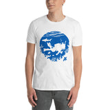 Short-Sleeve Unisex T-Shirt - SCUBA - Blue Silhouette on Front