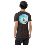 Short-Sleeve Unisex T-Shirt - Surfer on the back