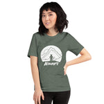 Short-Sleeve Unisex T-Shirt - Mountain on Front - More Colors