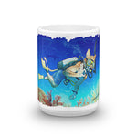 Mug - SCUBA Diver in Blue Water