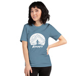 Short-Sleeve Unisex T-Shirt - Mountain on Front - More Colors