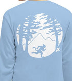 Men’s Long Sleeve Shirt - "Woods" on the Back