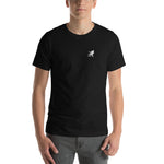 Short-Sleeve Unisex T-Shirt - Surfer on the back