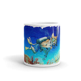 Mug - SCUBA Diver in Blue Water