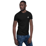 Short-Sleeve Unisex T-Shirt - Mountain on the Back (Black/Navy/Gray/Dk Gray)