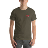 Short-Sleeve Unisex T-Shirt - SCUBA - Silhouette on Back - More Colors