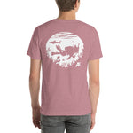 Short-Sleeve Unisex T-Shirt - SCUBA - Silhouette on Back - More Colors