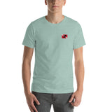 Short-Sleeve Unisex T-Shirt - SCUBA - Silhouette on Back - More Colors