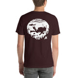 Short-Sleeve Unisex T-Shirt - SCUBA - Silhouette on Back - More Colors